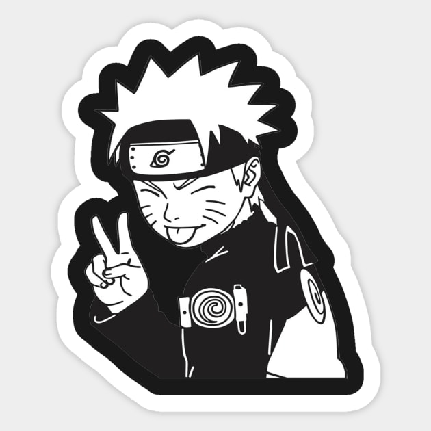 Naruto - sticker Sticker by BlazingTurtle